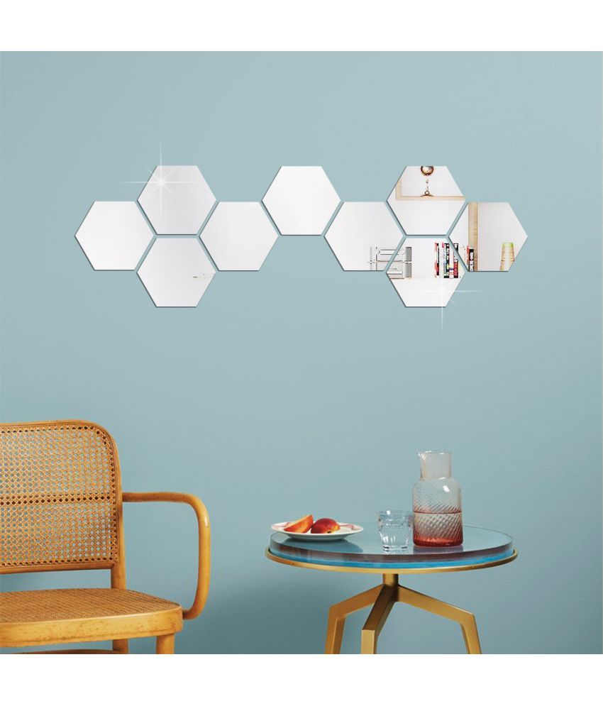     			WallWear Wall Sticker Geometric ( 12 x 10 cms )