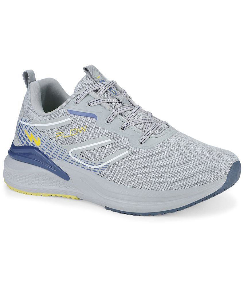     			Campus FLOW GLOW Light Grey Men's Sports Running Shoes