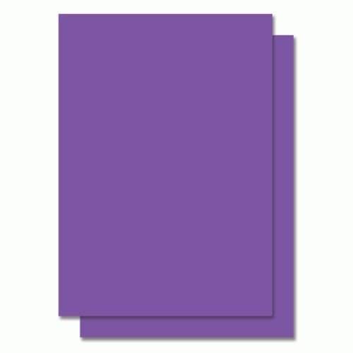     			ECLET 50 pcs Color Sheets (180-240 GSM) Copy Printing Papers/Art and Craft Paper A4 Sheets Double Sided Colored Origami Folding School, Office Stationery (Dark Purple)