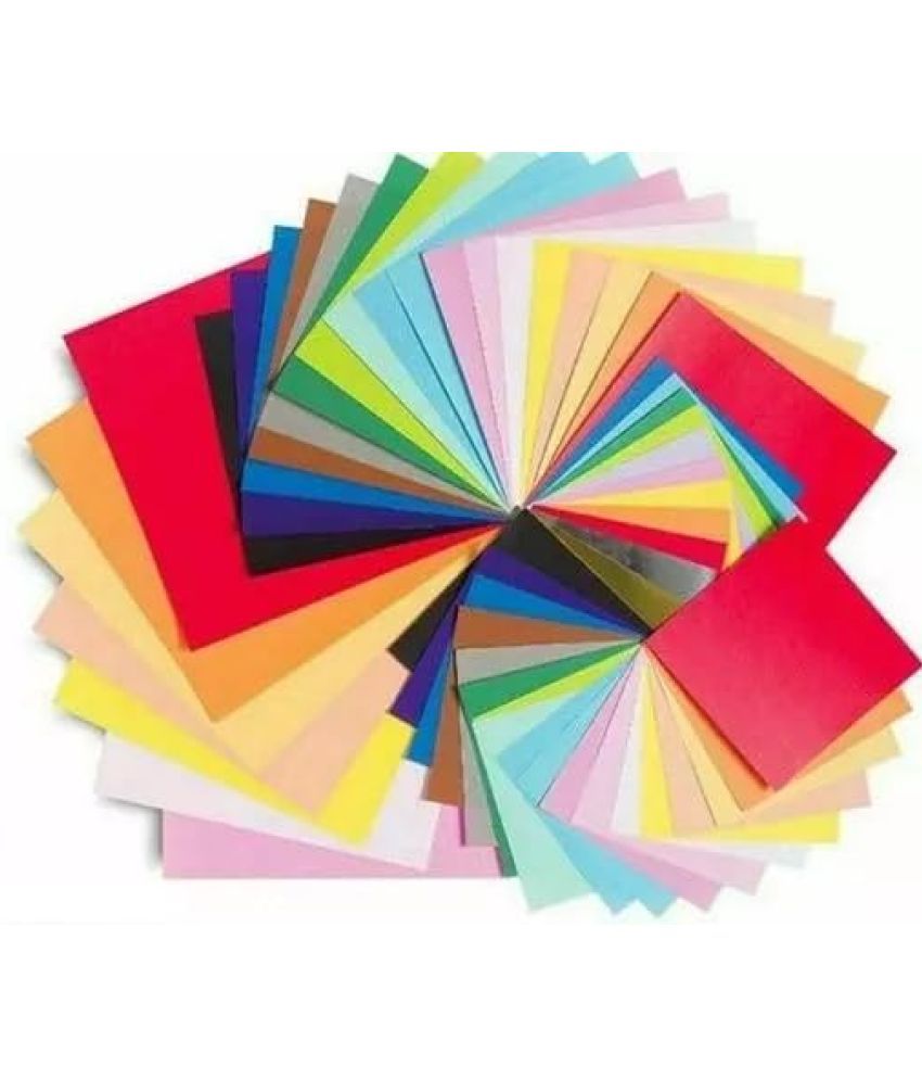     			ECLET Neon Origami Paper 15 cm X 15 cm Pack of 100 Sheets (10 sheet x 10 color) Fluorescent Color Both Side Coloured For Origami, Scrapbooking, Project Work.133