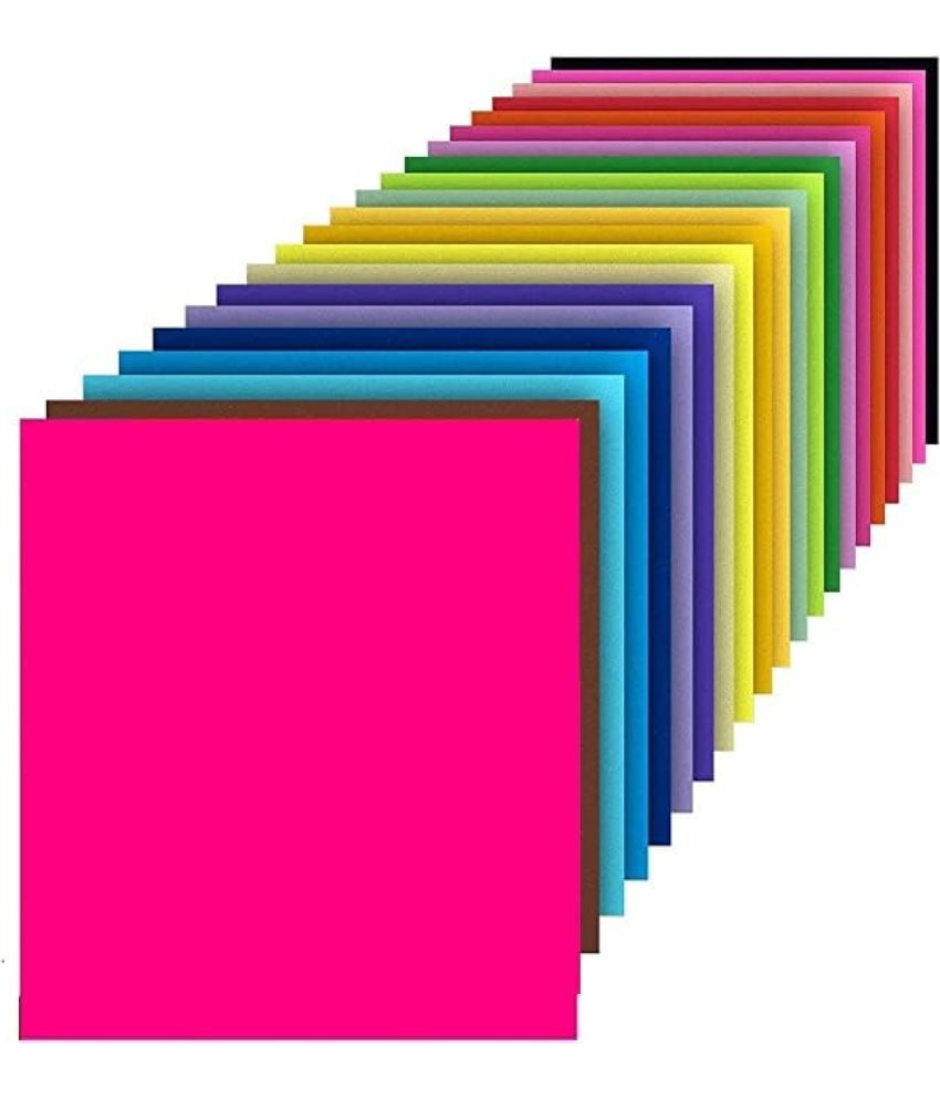     			ECLET Neon Origami Paper 15 cm X 15 cm Pack of 100 Sheets (10 sheet x 10 color) Fluorescent Color Both Side Coloured For Origami, Scrapbooking, Project Work.69