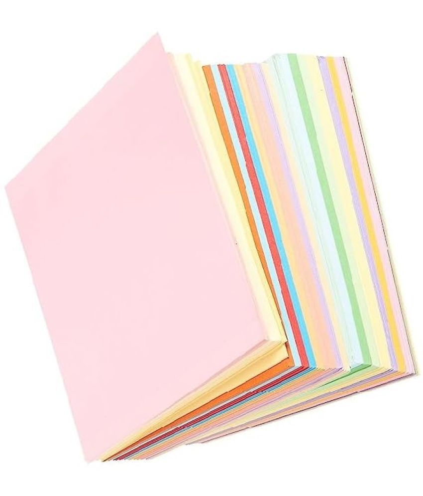     			ECLET Neon Origami Paper 15 cm X 15 cm Pack of 100 Sheets (10 sheet x 10 color) Fluorescent Color Both Side Coloured For Origami, Scrapbooking, Project Work.105