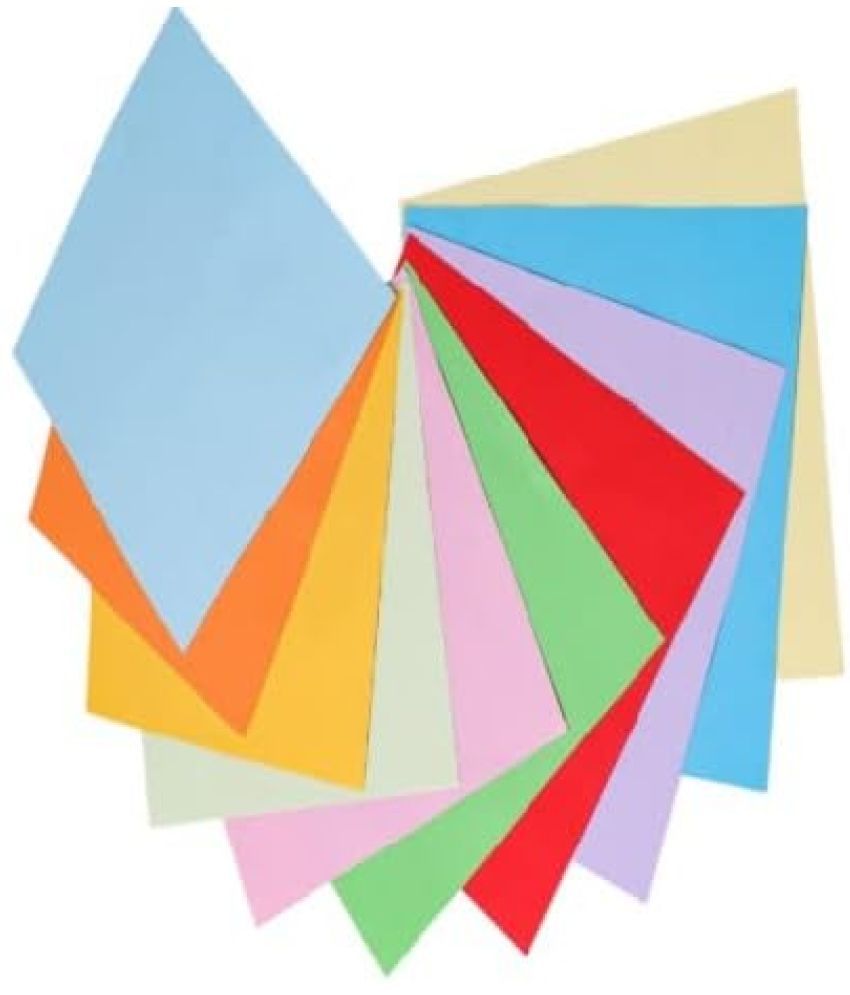     			ECLET Neon Origami Paper 15 cm X 15 cm Pack of 100 Sheets (10 sheet x 10 color) Fluorescent Color Both Side Coloured For Origami, Scrapbooking, Project Work.111