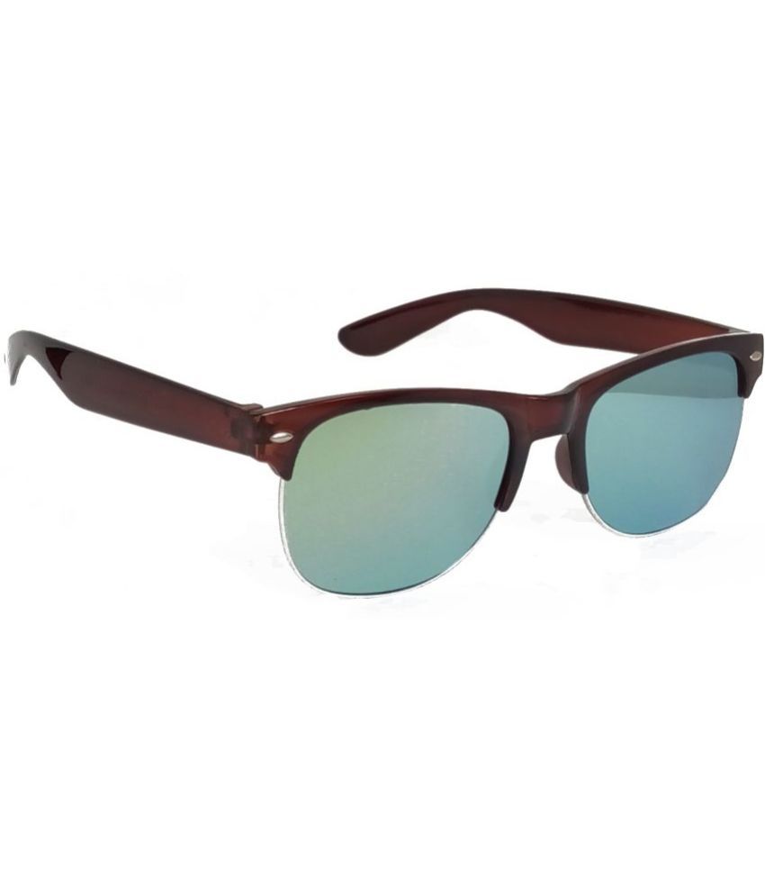     			Hrinkar Copper Rectangular Sunglasses ( Pack of 1 )