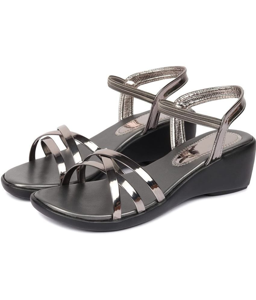     			Kajmi Black Women's Sandal Heels