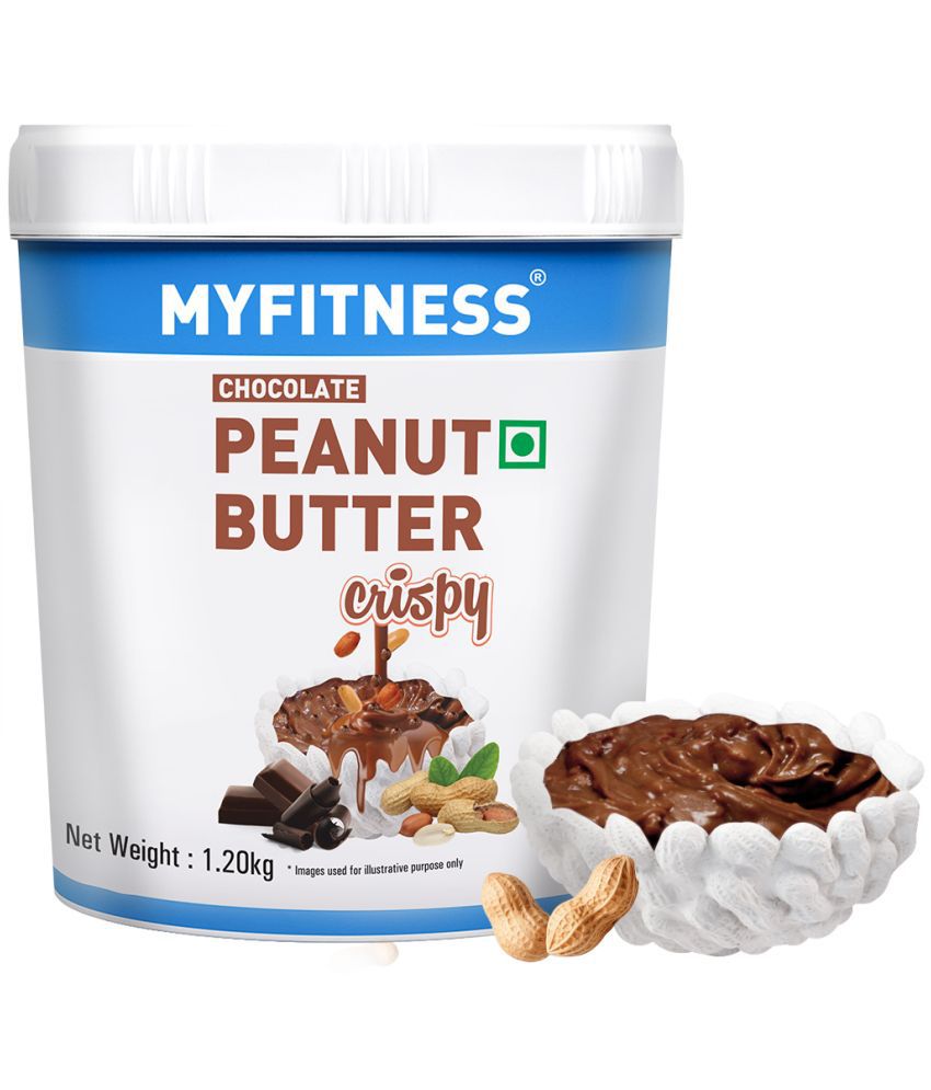     			MYFITNESS Chocolate Peanut Butter Crispy 1250g|21g Protein|Tasty & Healthy Nut Butter Spread|Crispy