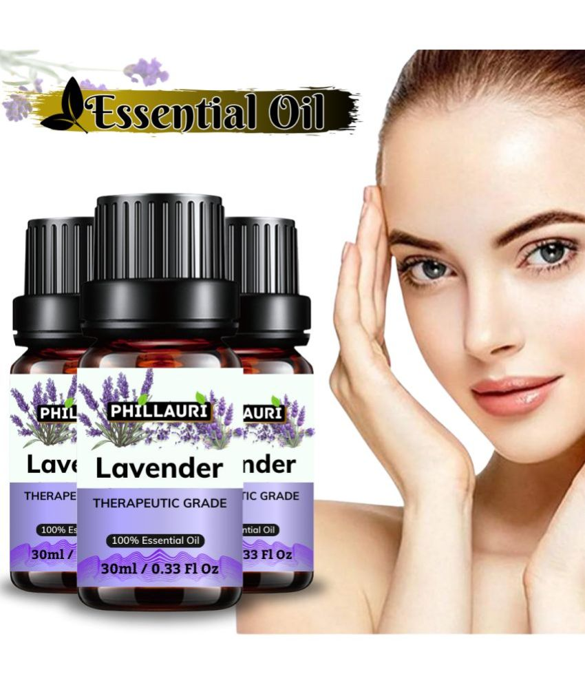     			Phillauri Lavender Others Essential Oil Floral With Dropper 90 mL ( Pack of 3 )