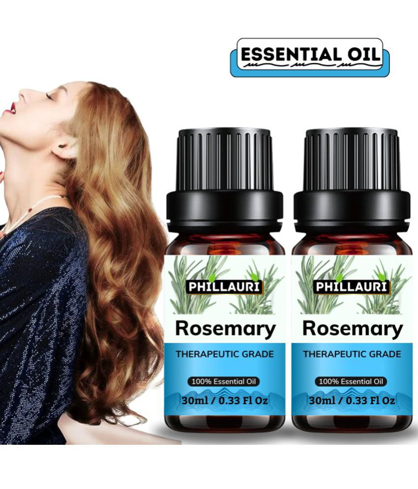     			Phillauri Rosemary Others Essential Oil Fruity With Dropper 60 mL ( Pack of 2 )