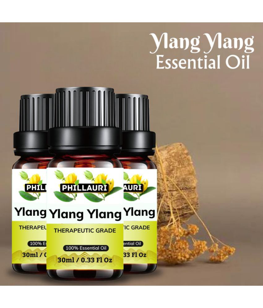     			Phillauri Ylang-Ylang Others Essential Oil Floral With Dropper 90 mL ( Pack of 3 )