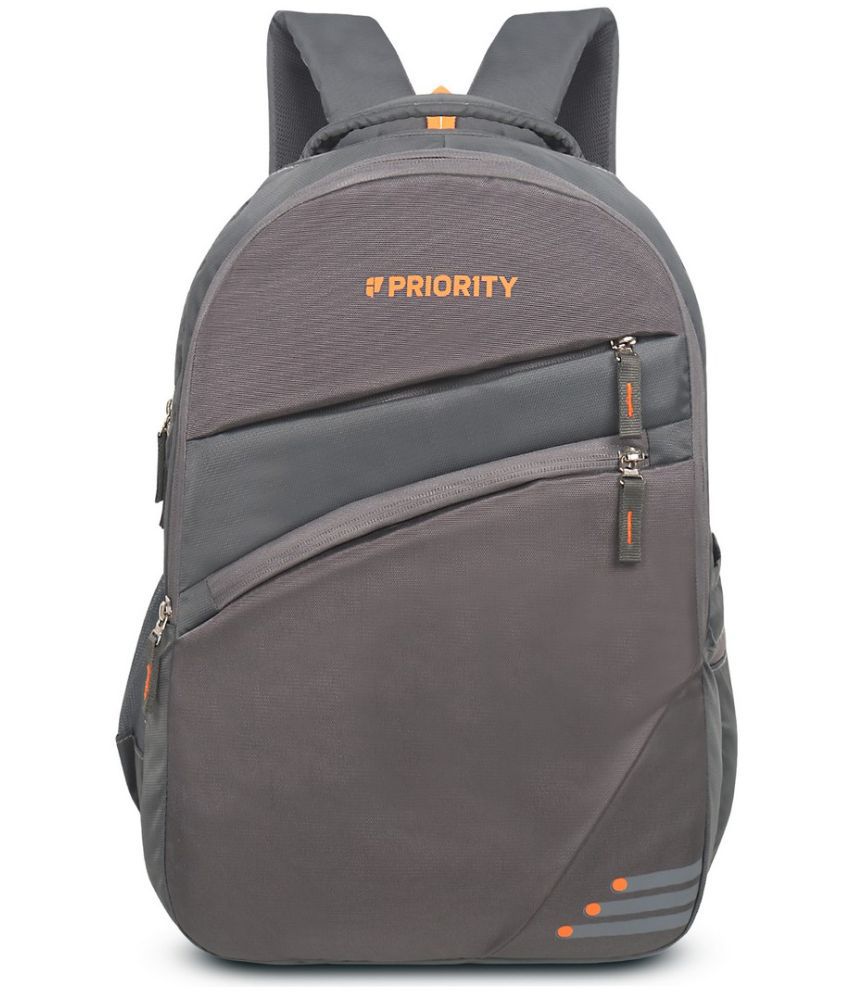     			Priority 38 Ltrs Dark Grey Laptop Bags