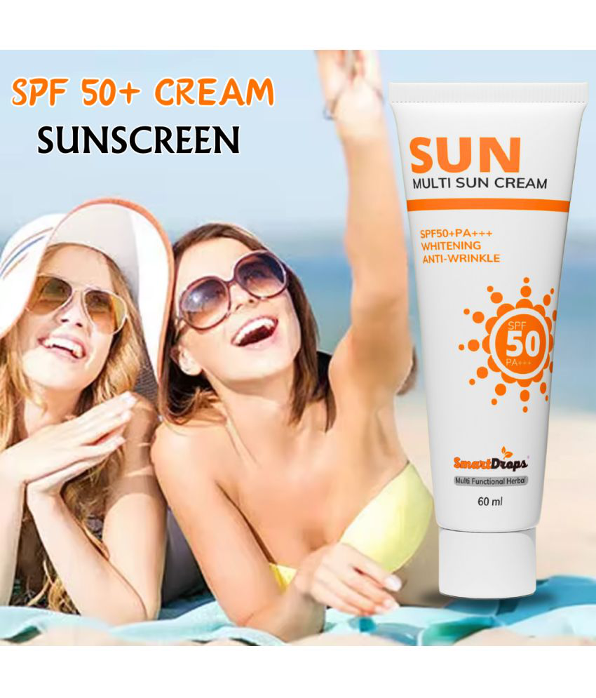     			Smartdrops SPF 15 Sunscreen Cream For All Skin Type ( Pack of 1 )