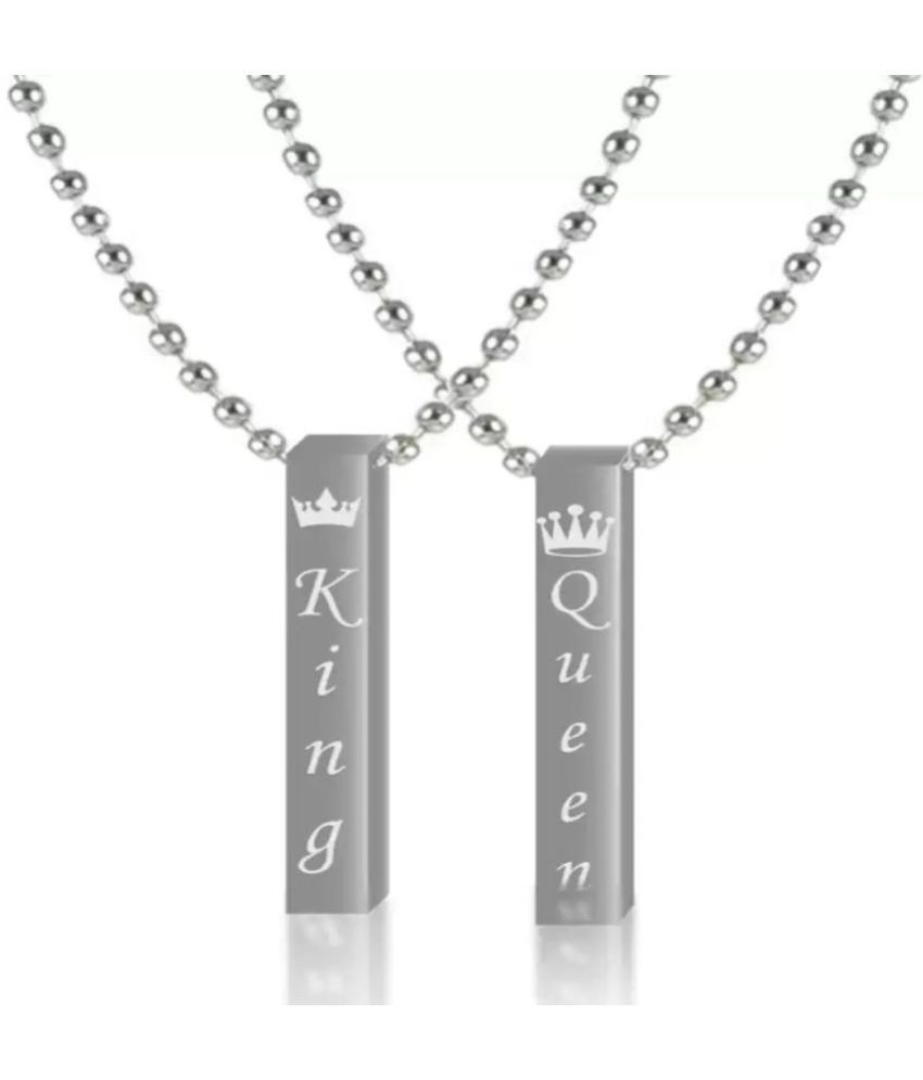     			Thrillz Silver Pendant ( Pack of 2 )