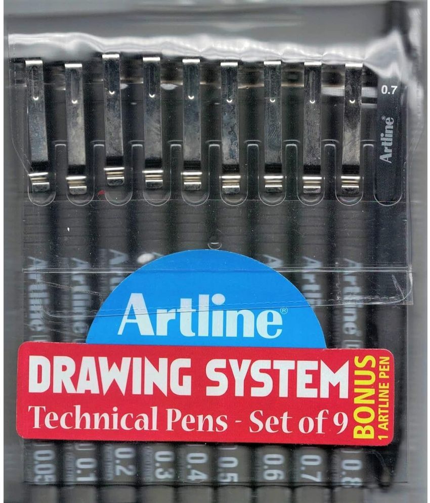     			Artline Drawing Pen Set Of 9 +1 Pen