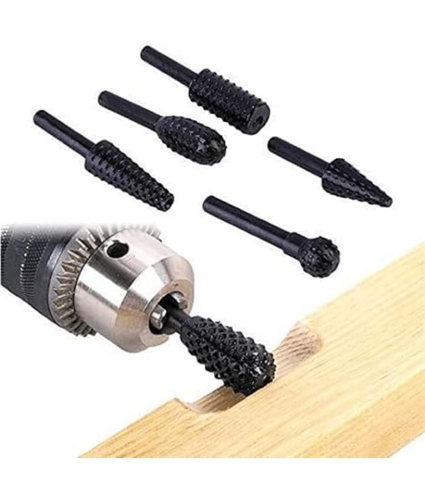     			Bluedeal Rasp Head Rotary Cutter files Set for dremel