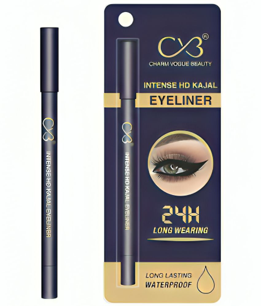     			CVB Black Matte Kajal 2 g Pencil ( Pack of 1 )