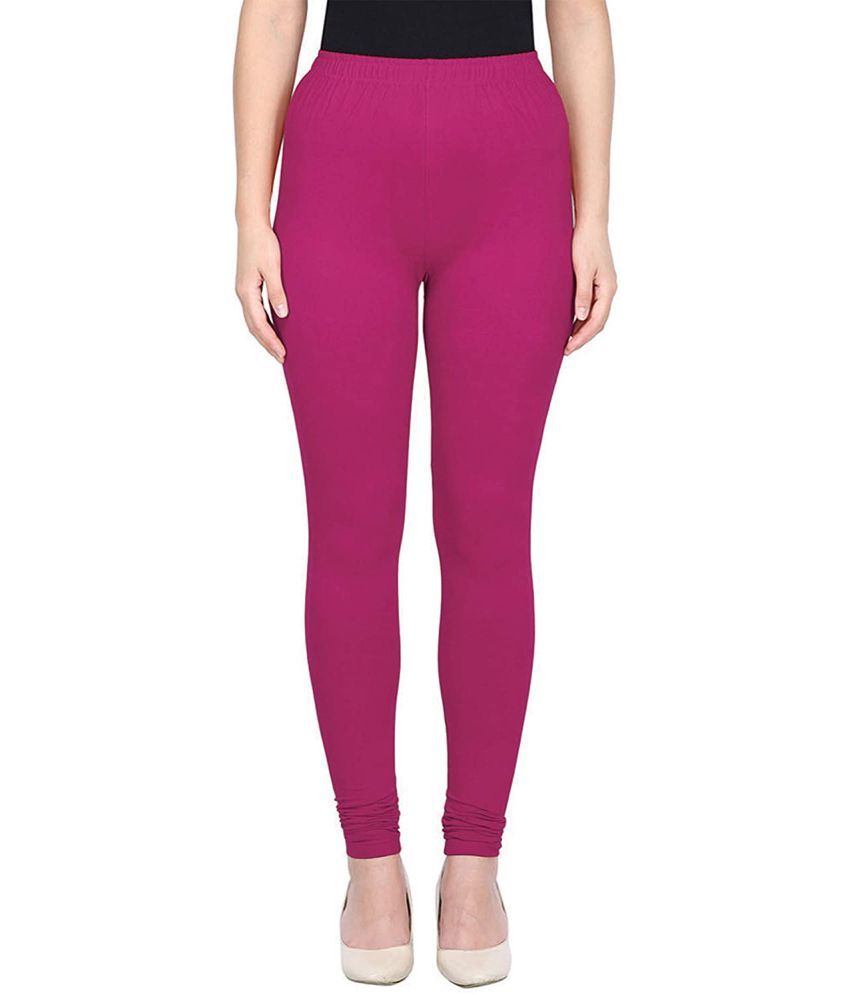     			Colorscube - Pink Cotton Women's Leggings ( Pack of 1 )