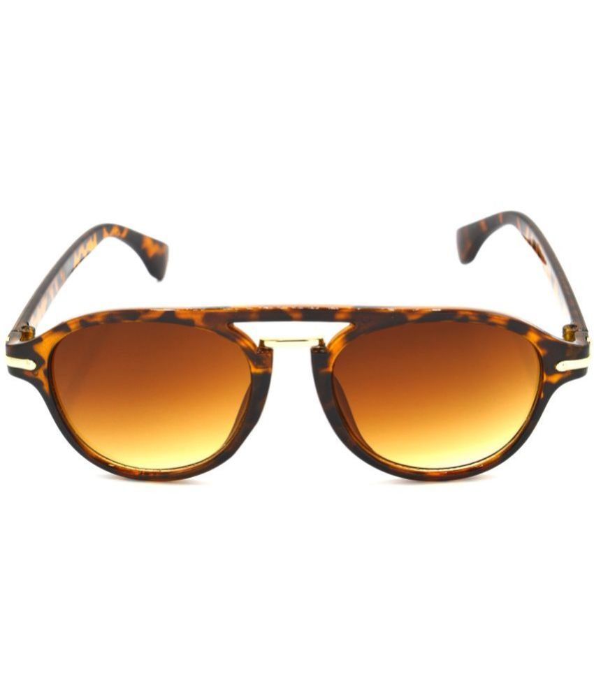     			Hrinkar Copper Oval Sunglasses ( Pack of 1 )