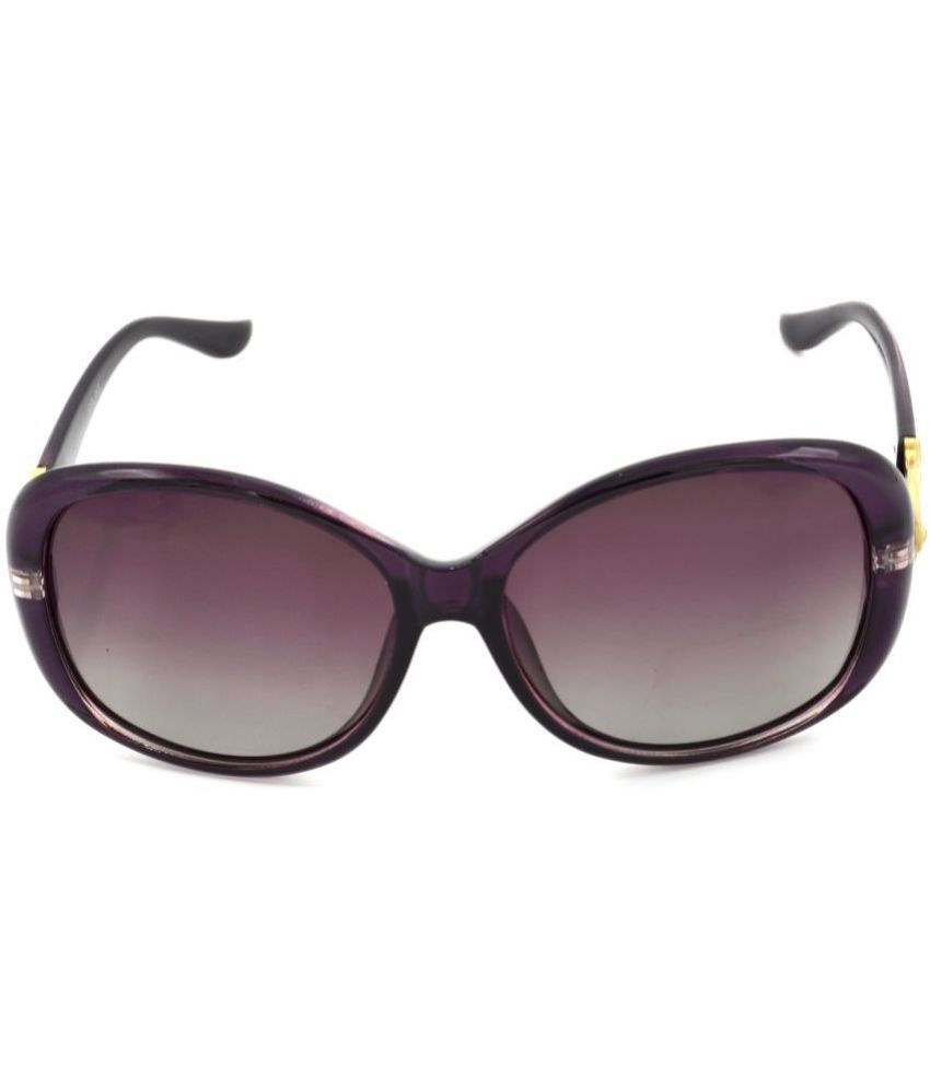     			Hrinkar Purple Oval Sunglasses ( Pack of 1 )