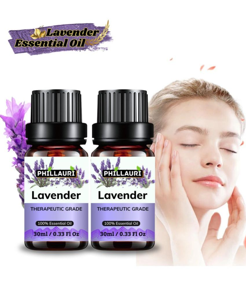     			Phillauri Lavender Others Essential Oil Floral With Dropper 60 mL ( Pack of 2 )