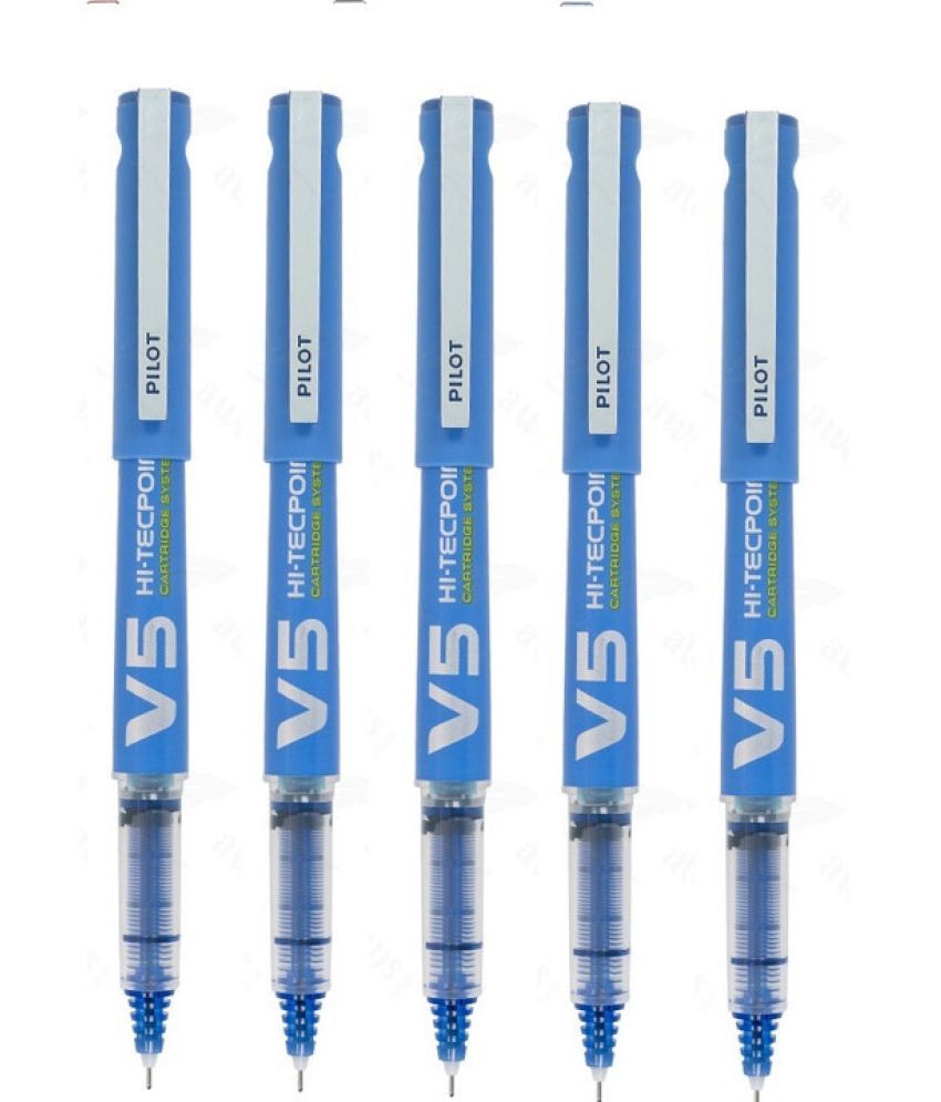     			Pilot Hi-Tecpoint V5 Cartridge Pen Blue Pack Of 6