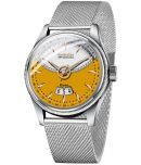 DoubleRun Silver Metal Analog Men's Watch