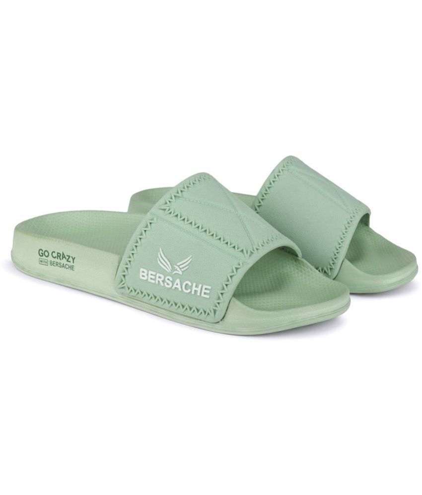     			Bersache - Green Men's Sandals