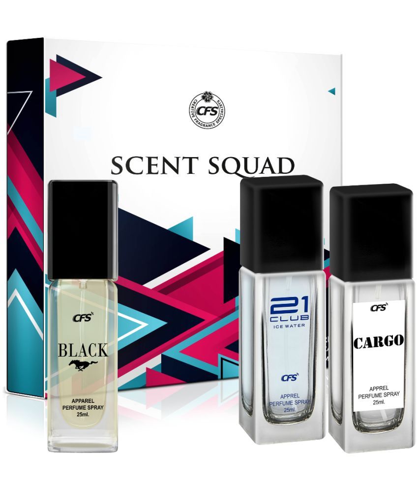     			CFS Scent Squad Unisex Perfume Gift Set Black, Cargo White, Ice Water 25ml Each