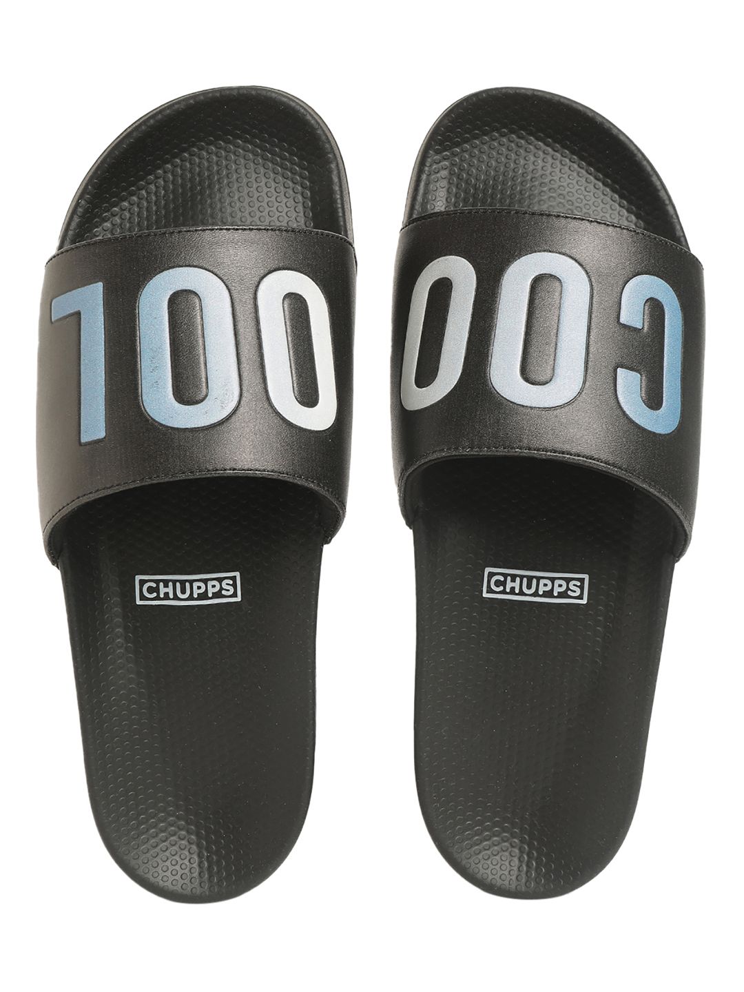     			CHUPPS Black Men's Slide Flip Flop