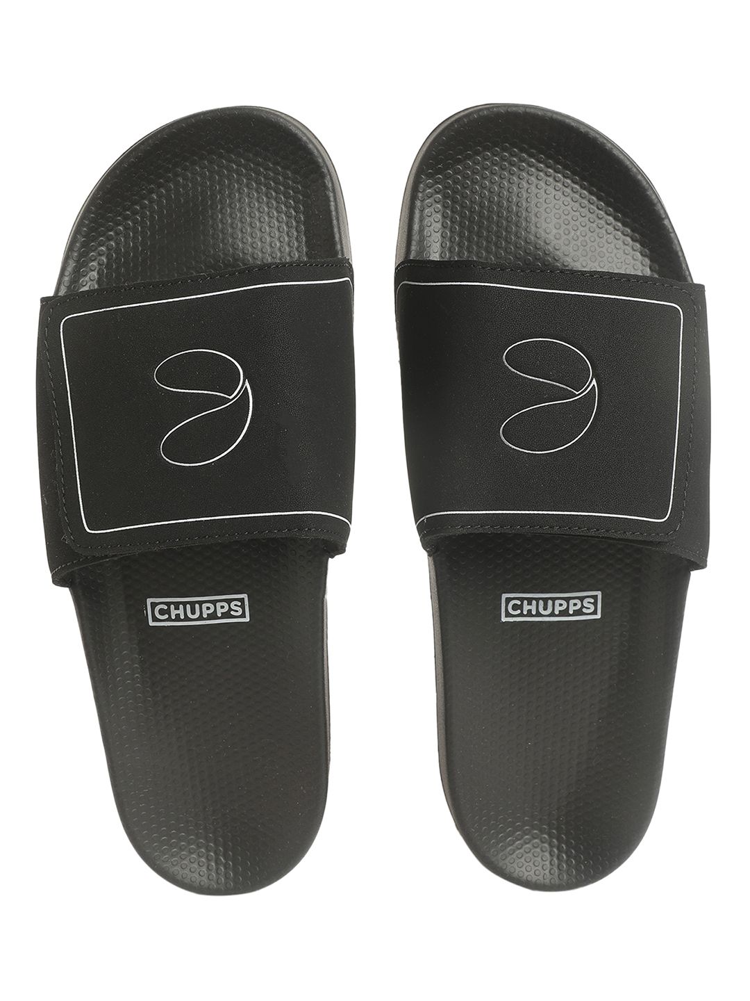     			CHUPPS Black Men's Slide Flip Flop