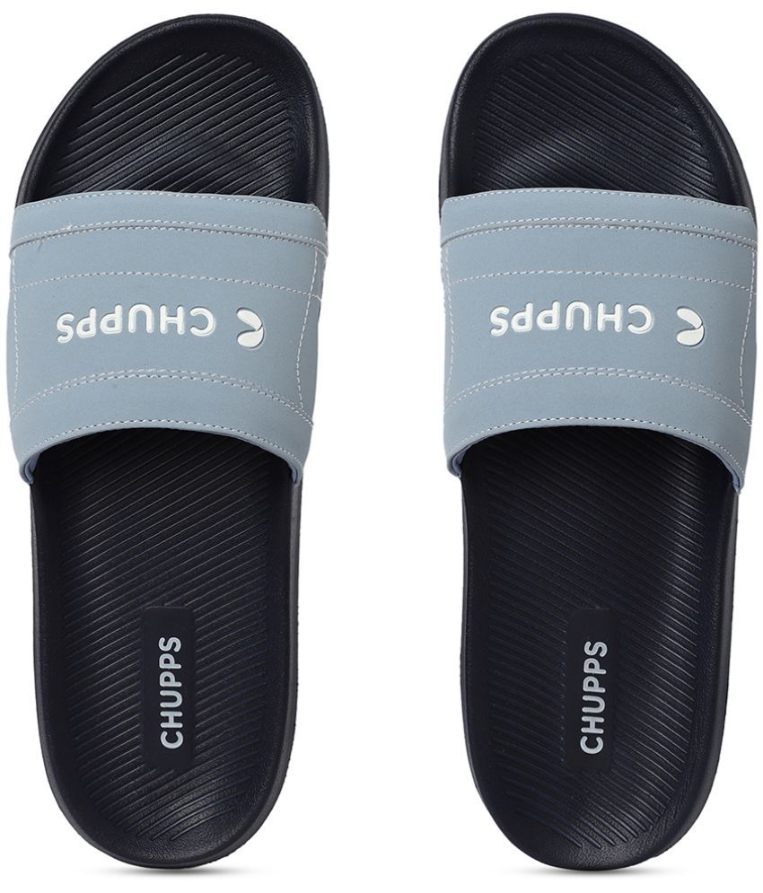     			CHUPPS Navy Men's Slide Flip Flop