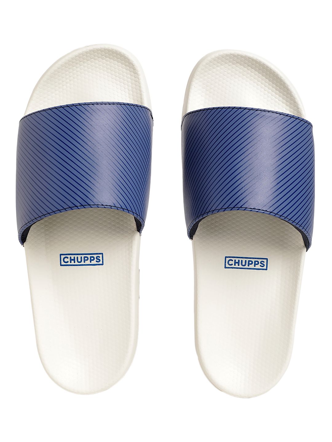     			CHUPPS White Men's Slide Flip Flop