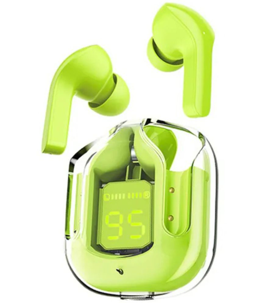     			COREGENIX Ultrapods Bluetooth True Wireless (TWS) In Ear 8 Hours Playback Powerfull bass IPX4(Splash & Sweat Proof) Green