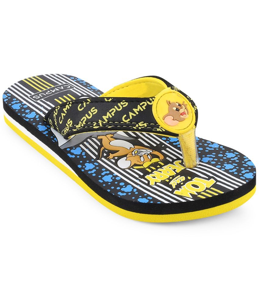     			Campus GCK-3001 Black Kids Flip Flop