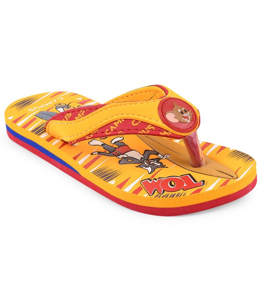     			Campus GCK-3002 Yellow Kids Flip Flop