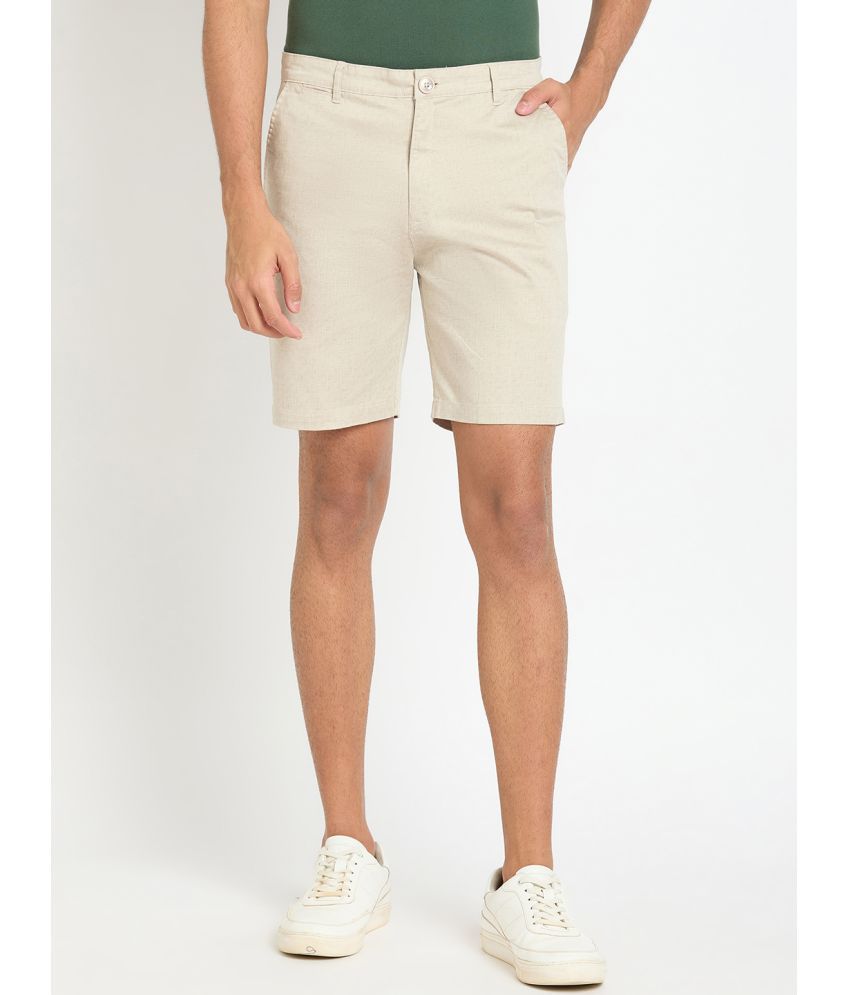     			Club York Beige Cotton Blend Men's Shorts ( Pack of 1 )