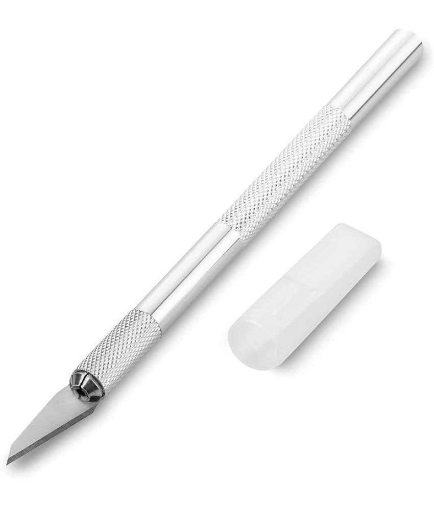     			ECLET Detail Pen Knife With 5 Interchangeable Sharp Blades For Carving/Mat Cutting &Paper Cutting (code 13