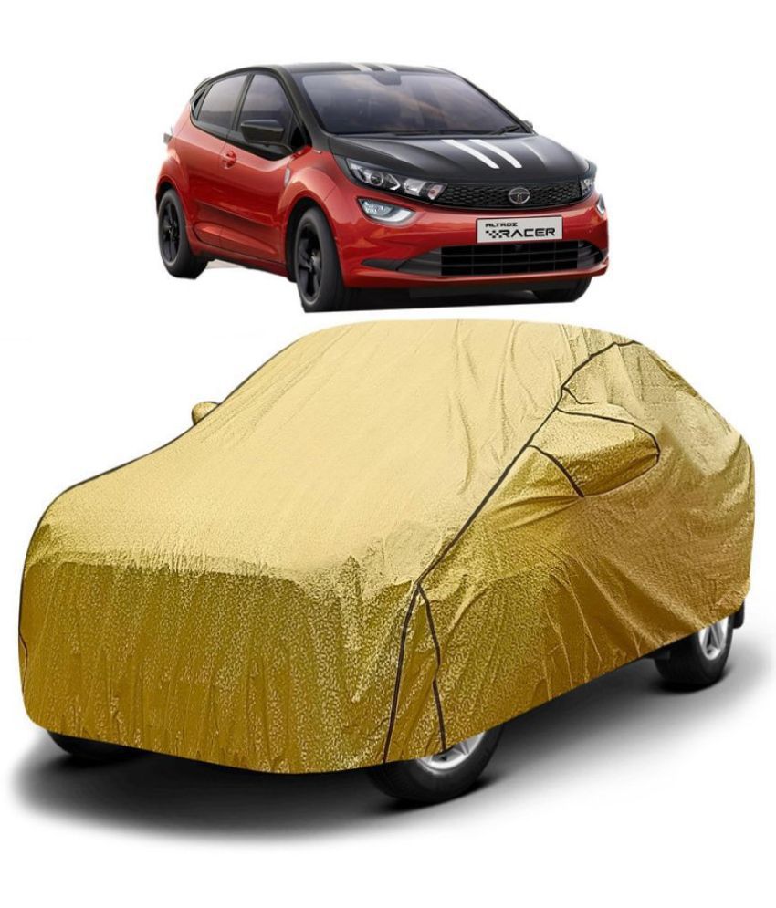     			GOLDKARTZ Car Body Cover for Tata All Car Models With Mirror Pocket ( Pack of 1 ) , Golden