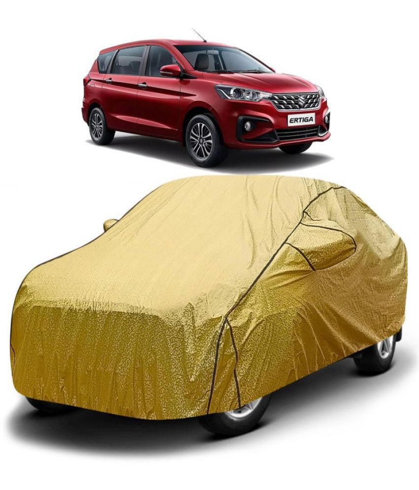     			GOLDKARTZ Car Body Cover for Maruti Suzuki Ertiga With Mirror Pocket ( Pack of 1 ) , Golden