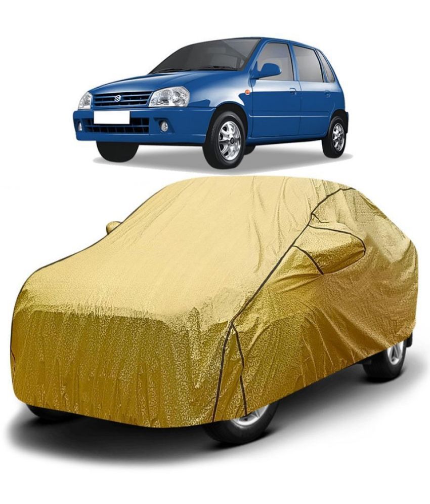     			GOLDKARTZ Car Body Cover for Maruti Suzuki Zen With Mirror Pocket ( Pack of 1 ) , Golden