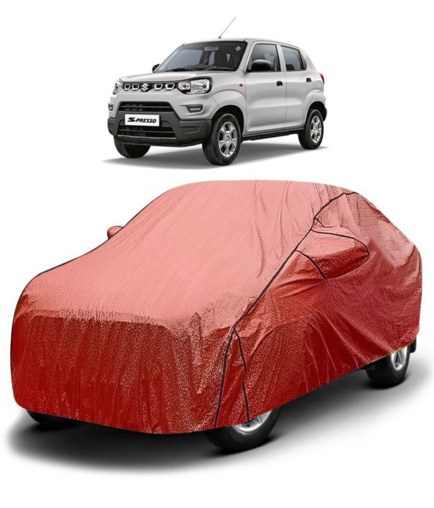     			GOLDKARTZ Car Body Cover for Maruti Suzuki All Car Models With Mirror Pocket ( Pack of 1 ) , Red