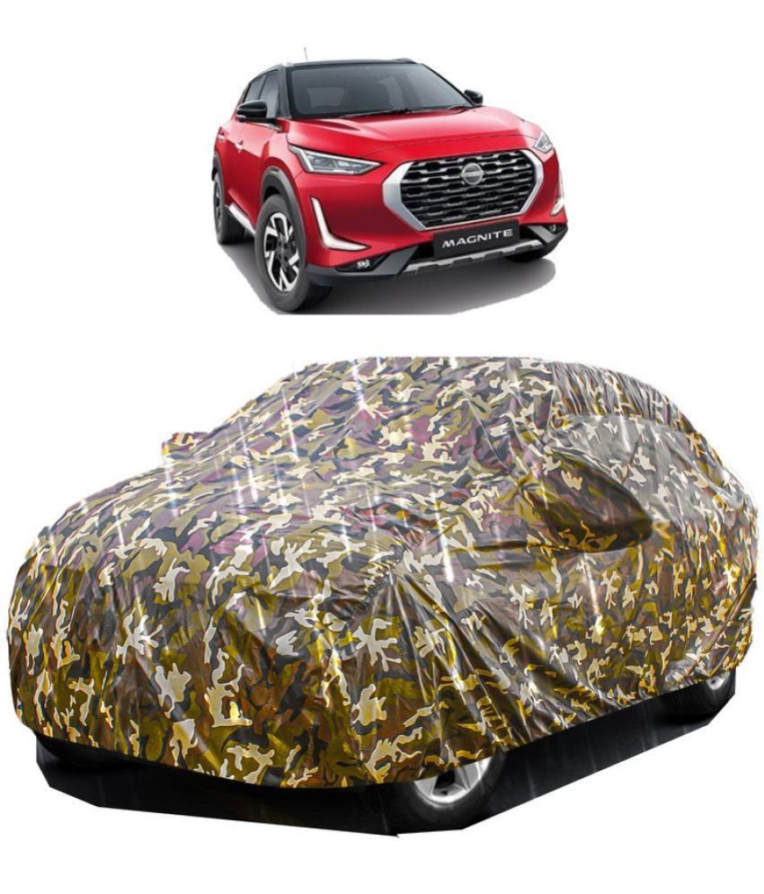     			GOLDKARTZ Car Body Cover for Nissan All Car Models With Mirror Pocket ( Pack of 1 ) , Multicolour