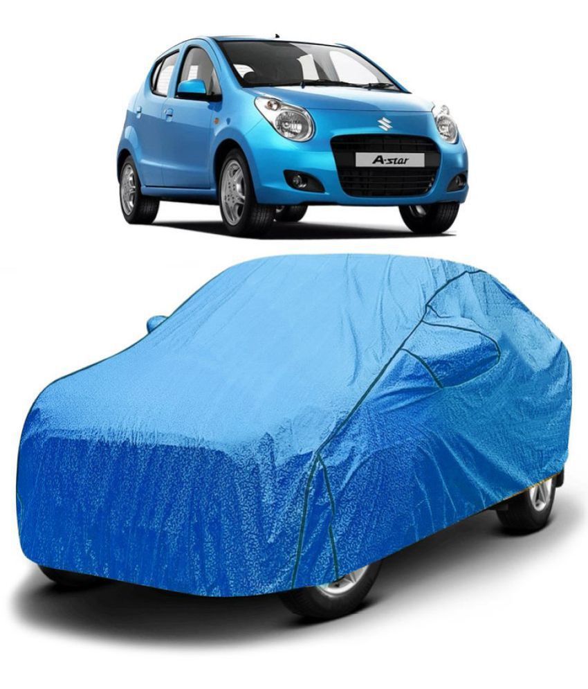     			GOLDKARTZ Car Body Cover for Maruti Suzuki A-Star With Mirror Pocket ( Pack of 1 ) , Blue