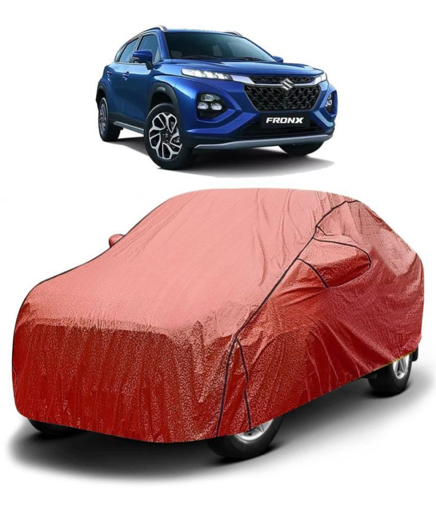     			GOLDKARTZ Car Body Cover for Maruti Suzuki All Car Models With Mirror Pocket ( Pack of 1 ) , Red