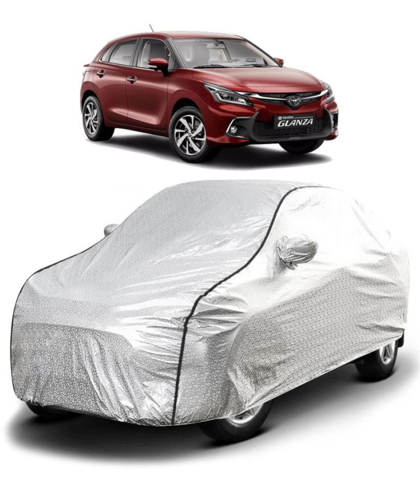     			GOLDKARTZ Car Body Cover for Toyota All Car Models With Mirror Pocket ( Pack of 1 ) , Silver