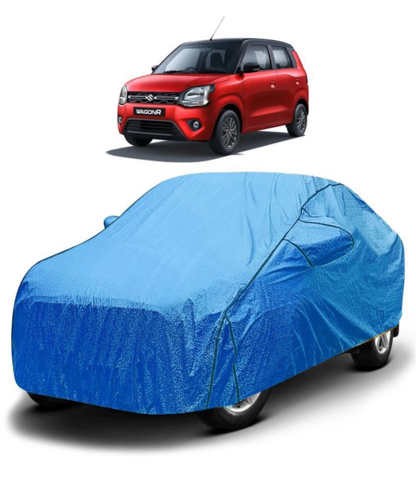     			GOLDKARTZ Car Body Cover for Maruti Suzuki WagonR With Mirror Pocket ( Pack of 1 ) , Blue