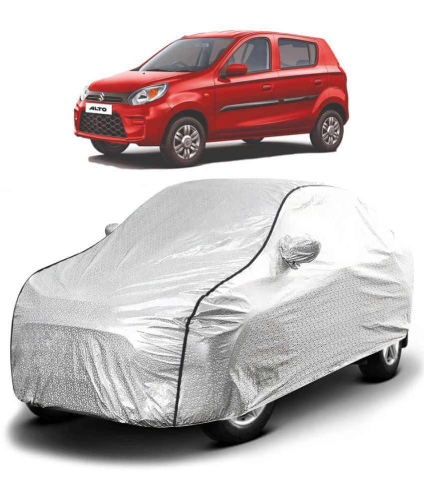     			GOLDKARTZ Car Body Cover for Maruti Suzuki Alto With Mirror Pocket ( Pack of 1 ) , Silver