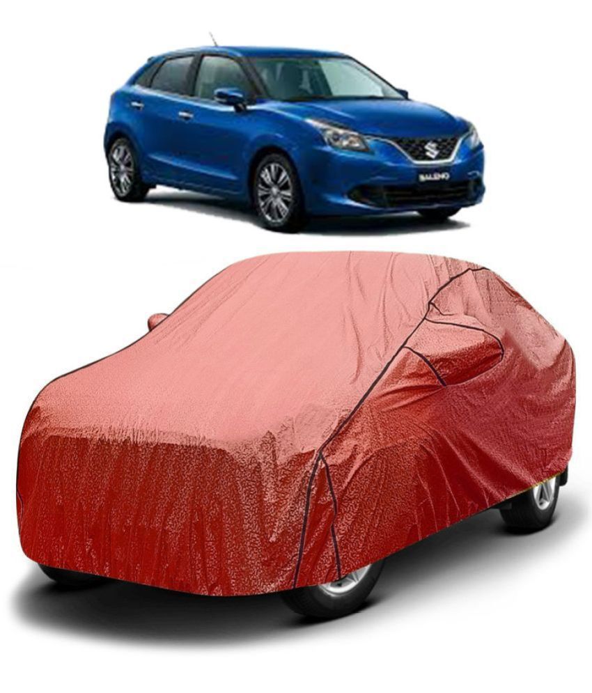     			GOLDKARTZ Car Body Cover for Maruti Suzuki Baleno With Mirror Pocket ( Pack of 1 ) , Red