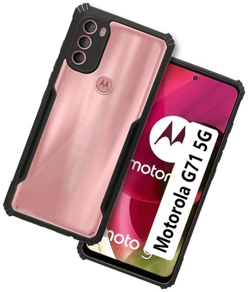     			Kosher Traders Shock Proof Case Compatible For Polycarbonate Motorola Moto G71 5g ( Pack of 1 )