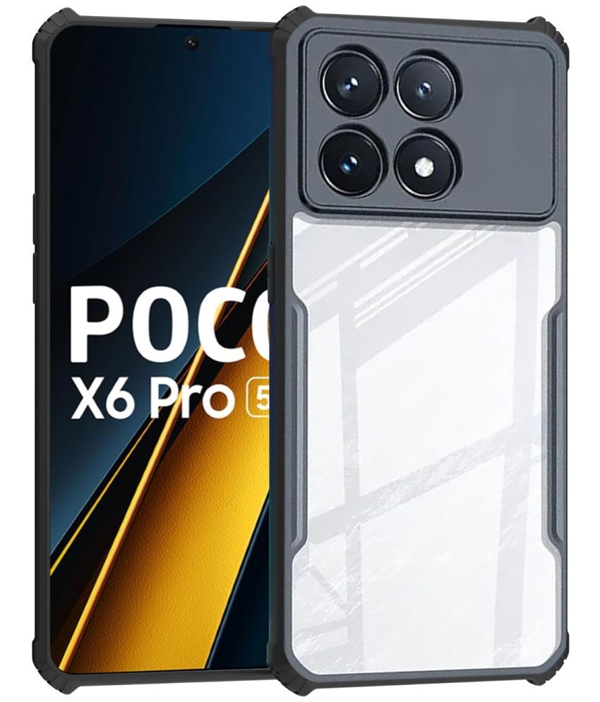     			Kosher Traders Shock Proof Case Compatible For Polycarbonate Poco X6 pro 5g ( Pack of 1 )