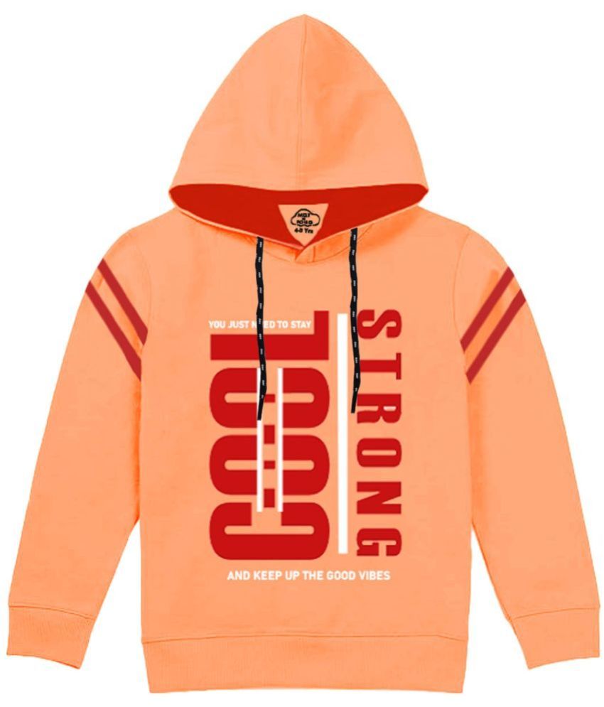     			MIST N FOGG Orange Cotton Blend Boys Sweatshirt ( Pack of 1 )